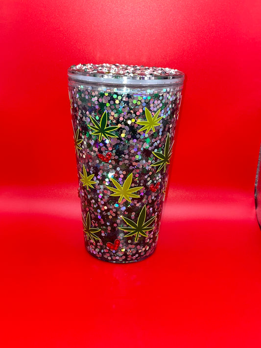 16oz Acrylic SnowGlobe "420 Friendly"