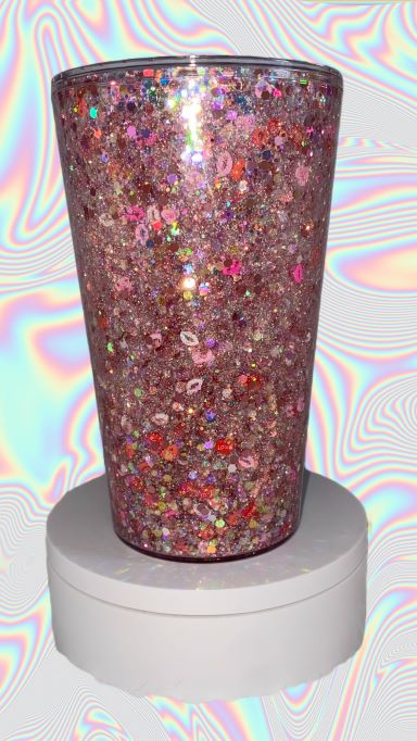 16oz SnowGlobe Acrylic Tumbler - Unbranded