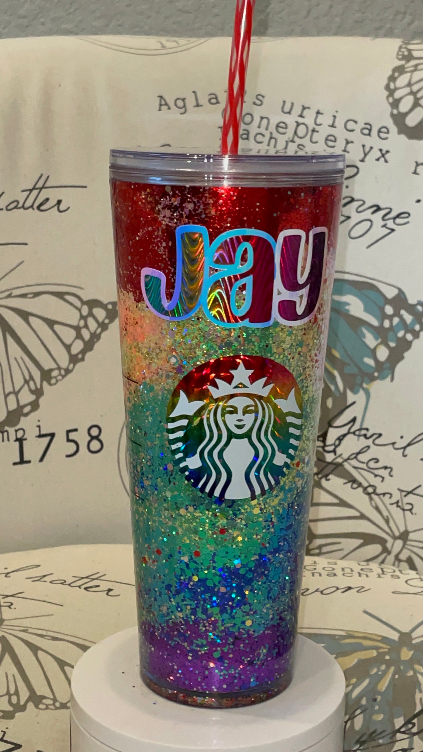 24oz SnowGlobe Starbucks Tumbler