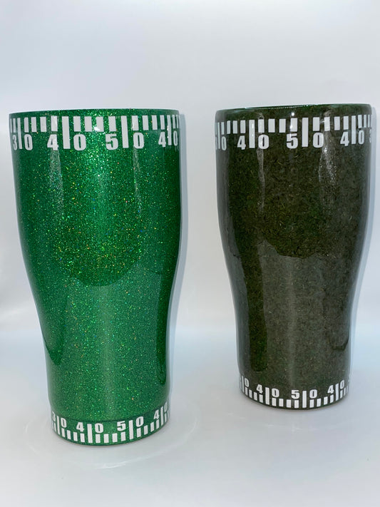 His or Hers Football Tumblers