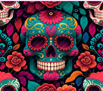 Candy Skull - Holographic