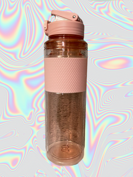 32oz SnowGlobe Water Bottle - Pink
